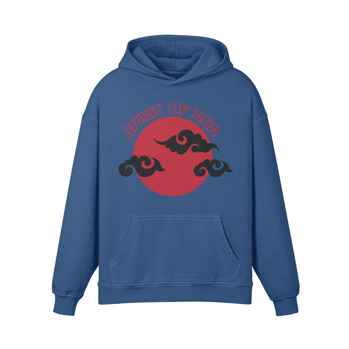 Premium Hoodie washed out look "Asia Spirit" - ASIA-Shirts
