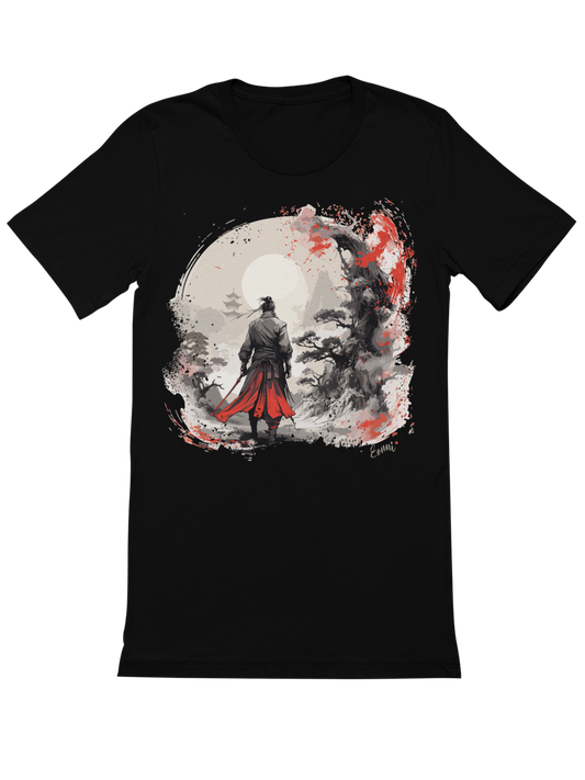 Samurai return after Battle Japan Bio T-Shirt 1058