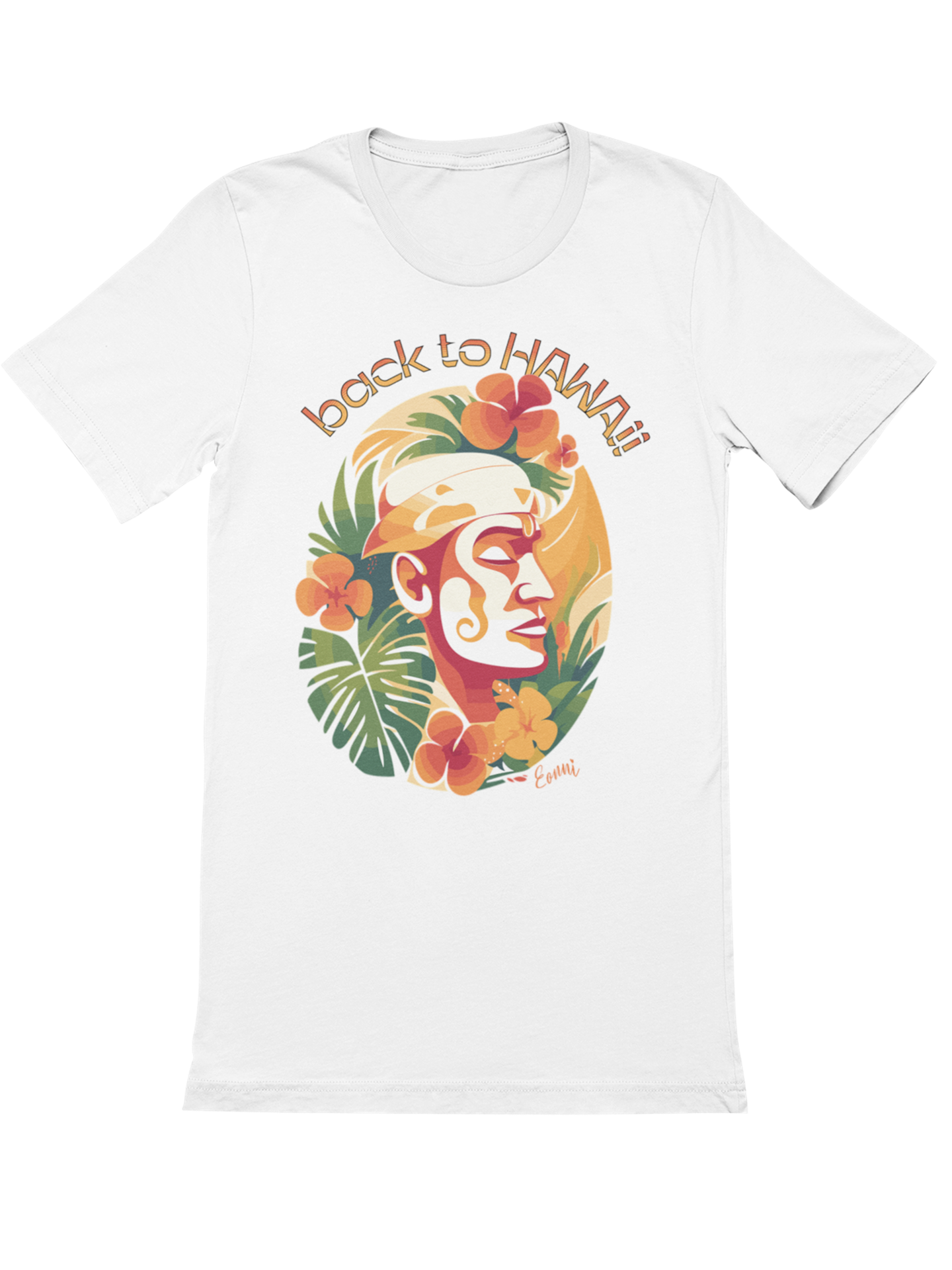 Back to Hawaii 2 Vacation Island Japan Bio T-Shirt 1062