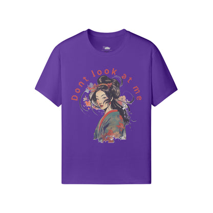 Ausgefallenes T-Shirt für Männer und Damen mit Geisha print-ASIA-Shirts