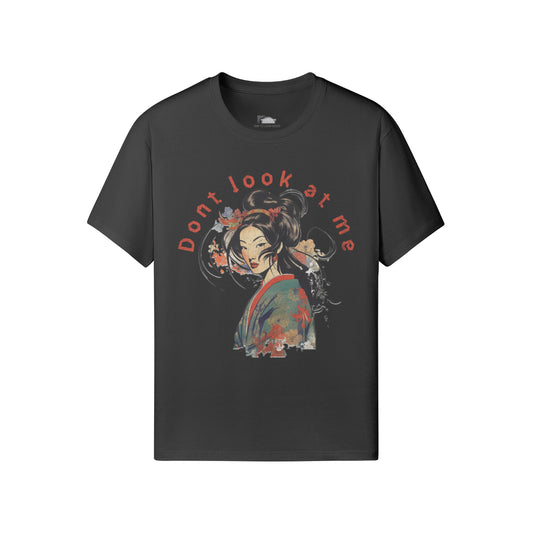 Ausgefallenes T-Shirt für Männer und Damen mit Geisha print-ASIA-Shirts ASIA-Shirts