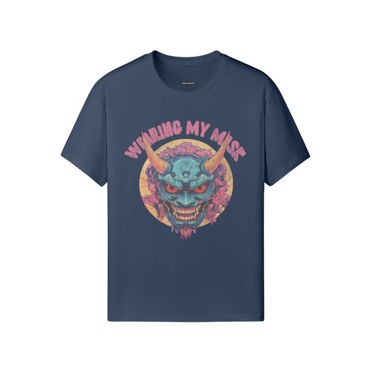 Ausgefallenes T-Shirt für Männer und Damen mit Oni Mask print-ASIA-Shirts ASIA-Shirts