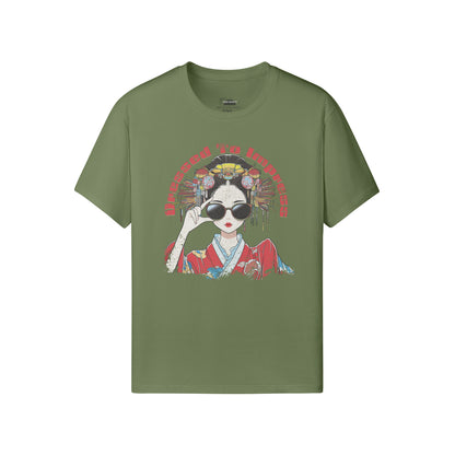 Ausgefallenes T-Shirt Japan Kunst Geisha "dresssed to impress"-ASIA-Shirts
