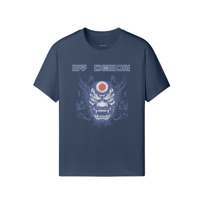 Ausgefallenes T-Shirt "My Demon" Oni Mask print-ASIA-Shirts