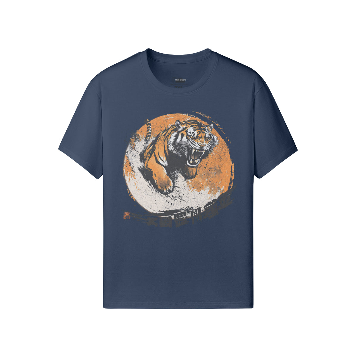Ausgefallenes T-Shirt für Männer und Damen mit Japan Tiger print-ASIA-Shirts