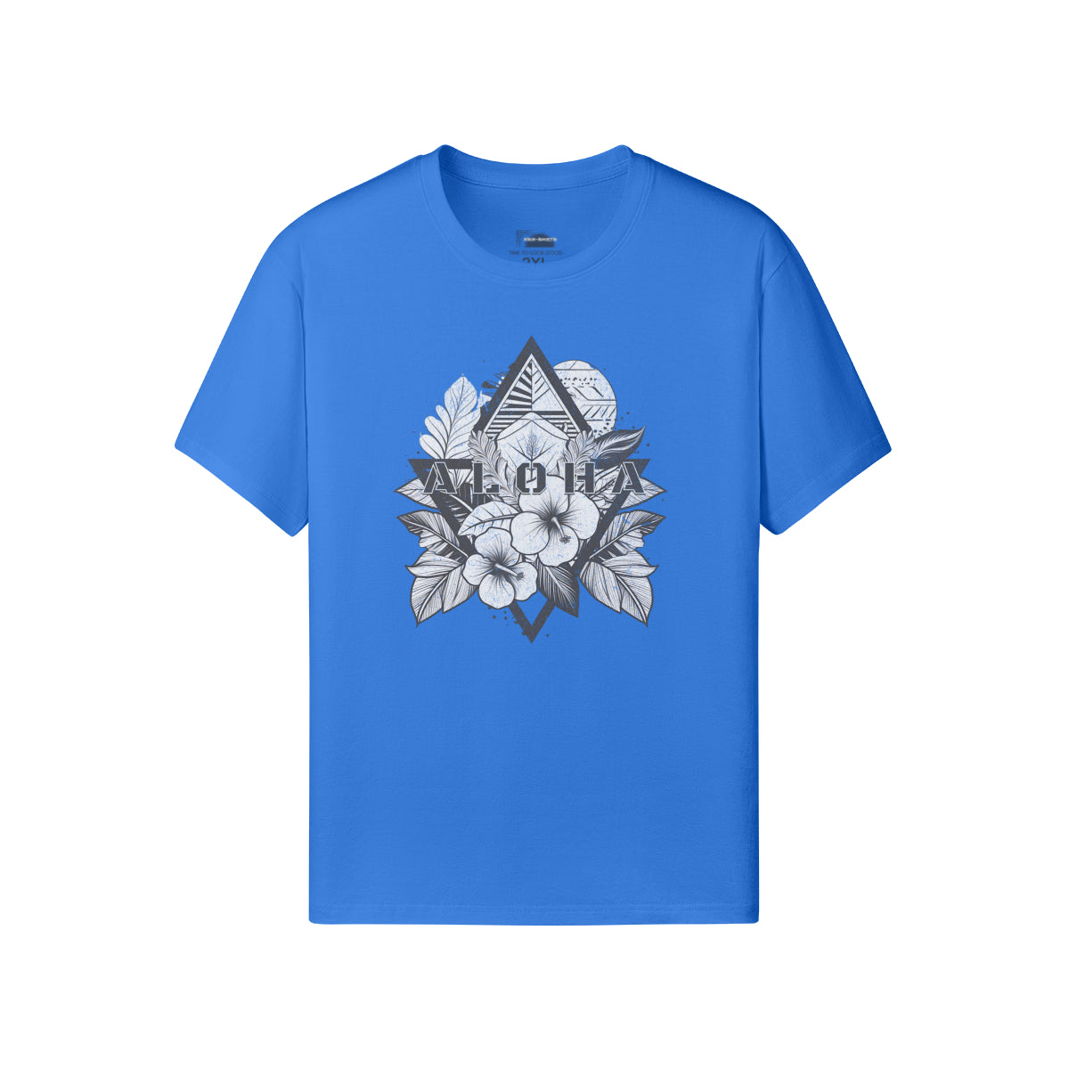 Ausgefallenes T-Shirt für Männer und Damen mit ALOHA print-ASIA-Shirts