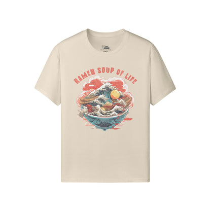 Ausgefallenes T-Shirt für Männer und Damen mit Ramen print-ASIA-Shirts