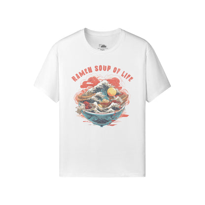 Ausgefallenes T-Shirt für Männer und Damen mit Ramen print-ASIA-Shirts