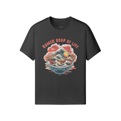 Ausgefallenes T-Shirt für Männer und Damen mit Ramen print-ASIA-Shirts