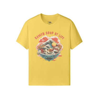 Ausgefallenes T-Shirt für Männer und Damen mit Ramen print-ASIA-Shirts