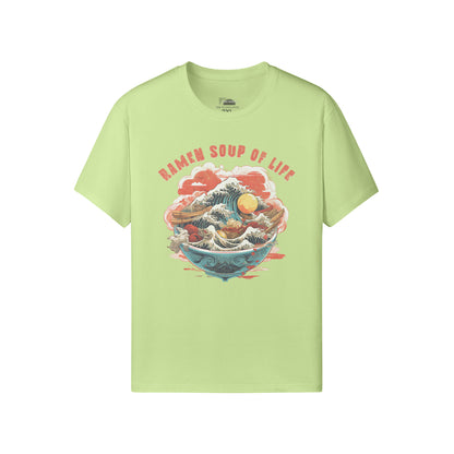 Ausgefallenes T-Shirt für Männer und Damen mit Ramen print-ASIA-Shirts