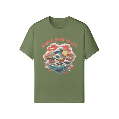 Ausgefallenes T-Shirt für Männer und Damen mit Ramen print-ASIA-Shirts