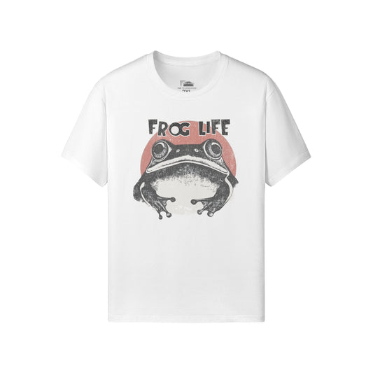 Ausgefallenes T- Shirt "Frog Life"-ASIA-Shirts ASIA-Shirts