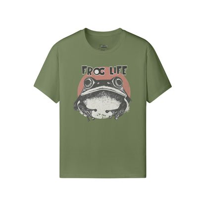 Ausgefallenes T- Shirt "Frog Life"-ASIA-Shirts