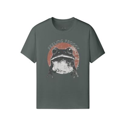 Ausgefallenes T-Shirt "Feeling Froggy" print-ASIA-Shirts