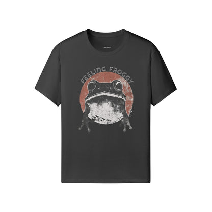 Ausgefallenes T-Shirt "Feeling Froggy" print-ASIA-Shirts