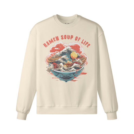 Heavy Oversized Sweatshirt RAMEN print-ASIA-Shirts ASIA-Shirts