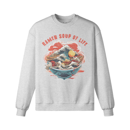 Heavy Oversized Sweatshirt RAMEN print-ASIA-Shirts