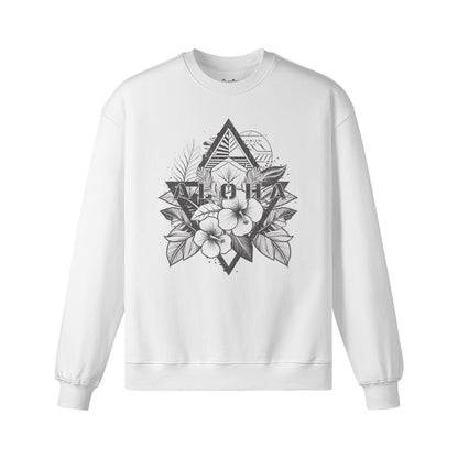 Heavy Oversized Sweatshirt mit Aloha print-ASIA-Shirts