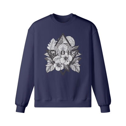 Heavy Oversized Sweatshirt mit Aloha print-ASIA-Shirts