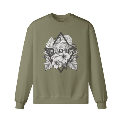 Heavy Oversized Sweatshirt mit Aloha print-ASIA-Shirts
