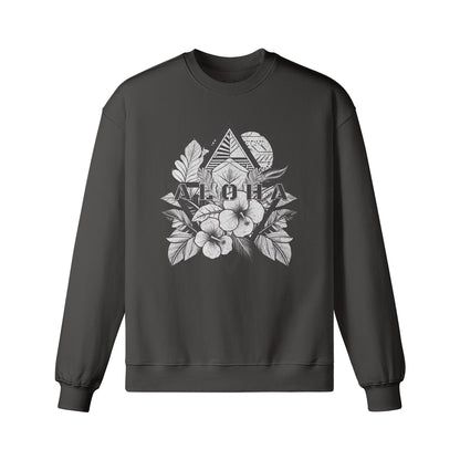 Heavy Oversized Sweatshirt mit Aloha print-ASIA-Shirts