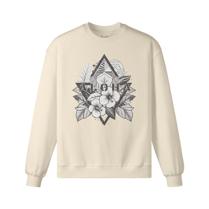 Heavy Oversized Sweatshirt mit Aloha print-ASIA-Shirts
