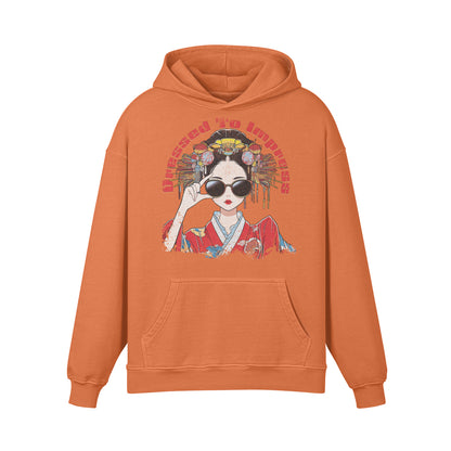 Premium Hoodie washed out look "Dressed to impress"-ASIA-Shirts