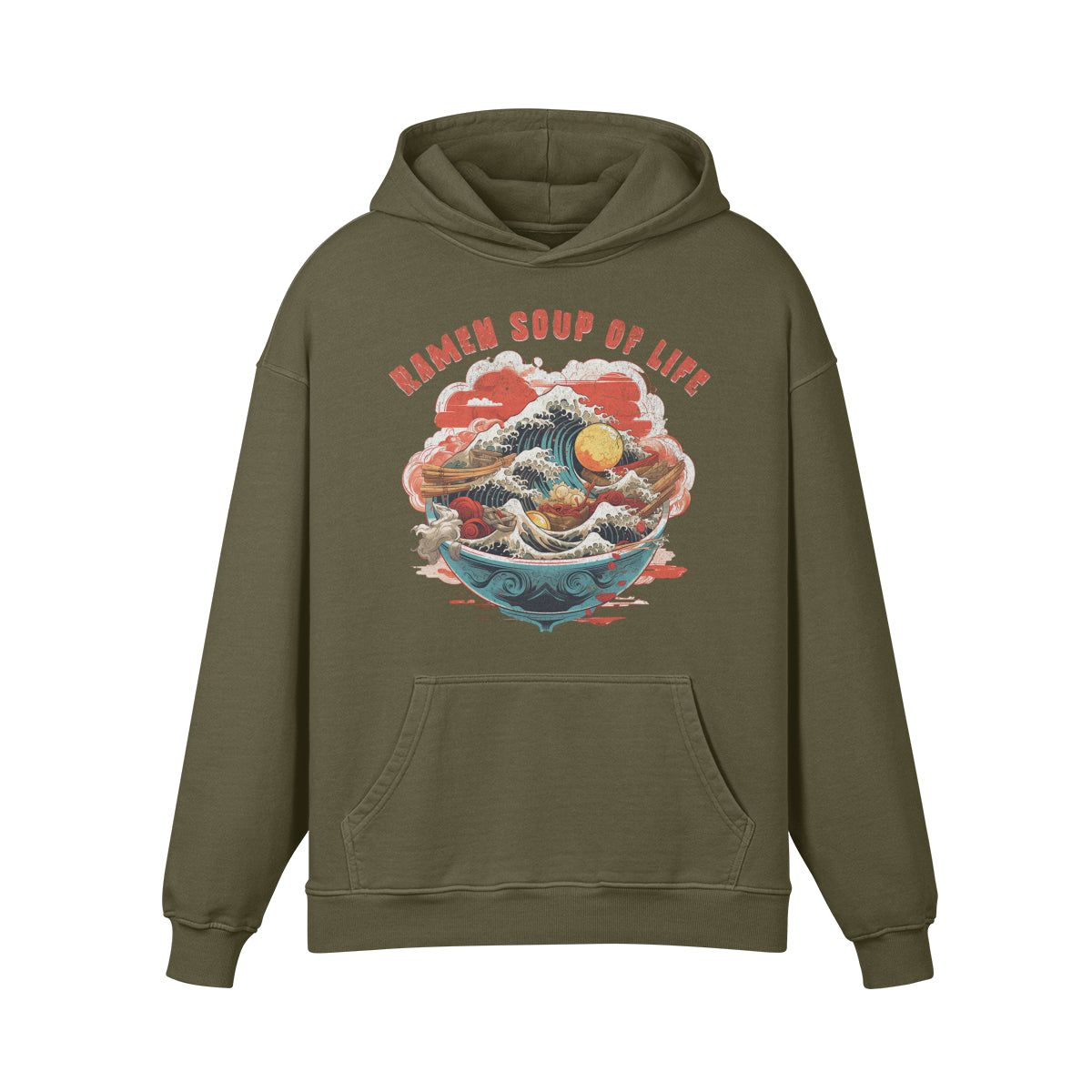 Retro Ramen Hoddie - Ramen Soup of Life Oversized Retro Hoodie, Vintage Ramen Hoodie-ASIA-Shirts