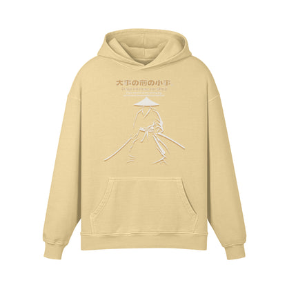 Premium Hoodie washed out look "Asia Spirit" print-ASIA-Shirts