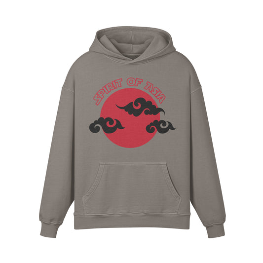 Premium Hoodie washed out look "Asia Spirit"-ASIA-Shirts ASIA-Shirts