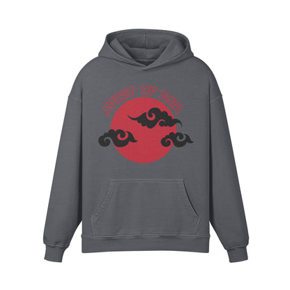 Premium Hoodie washed out look "Asia Spirit"-ASIA-Shirts