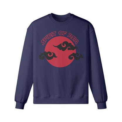 Heavy Oversized Sweatshirt mit Asia Spirit print-ASIA-Shirts