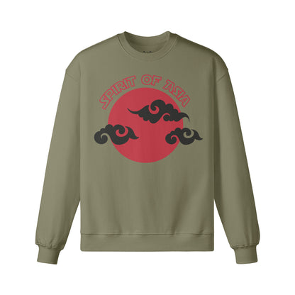 Heavy Oversized Sweatshirt mit Asia Spirit print-ASIA-Shirts