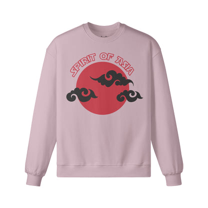 Heavy Oversized Sweatshirt mit Asia Spirit print-ASIA-Shirts