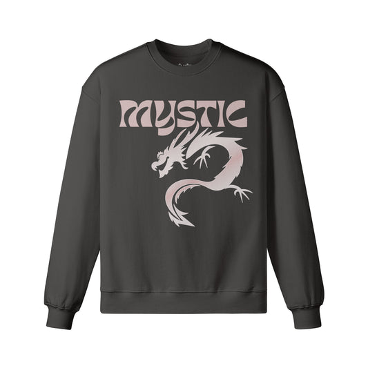 Heavy Oversized Sweatshirt mit Drachen Mystic print-ASIA-Shirts ASIA-Shirts