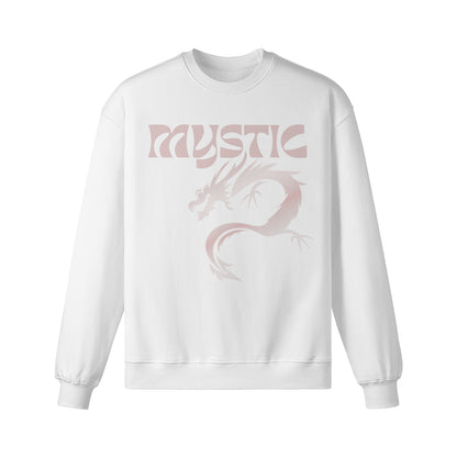 Heavy Oversized Sweatshirt mit Drachen Mystic print-ASIA-Shirts