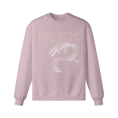 Heavy Oversized Sweatshirt mit Drachen Mystic print-ASIA-Shirts