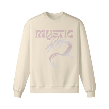 Heavy Oversized Sweatshirt mit Drachen Mystic print-ASIA-Shirts