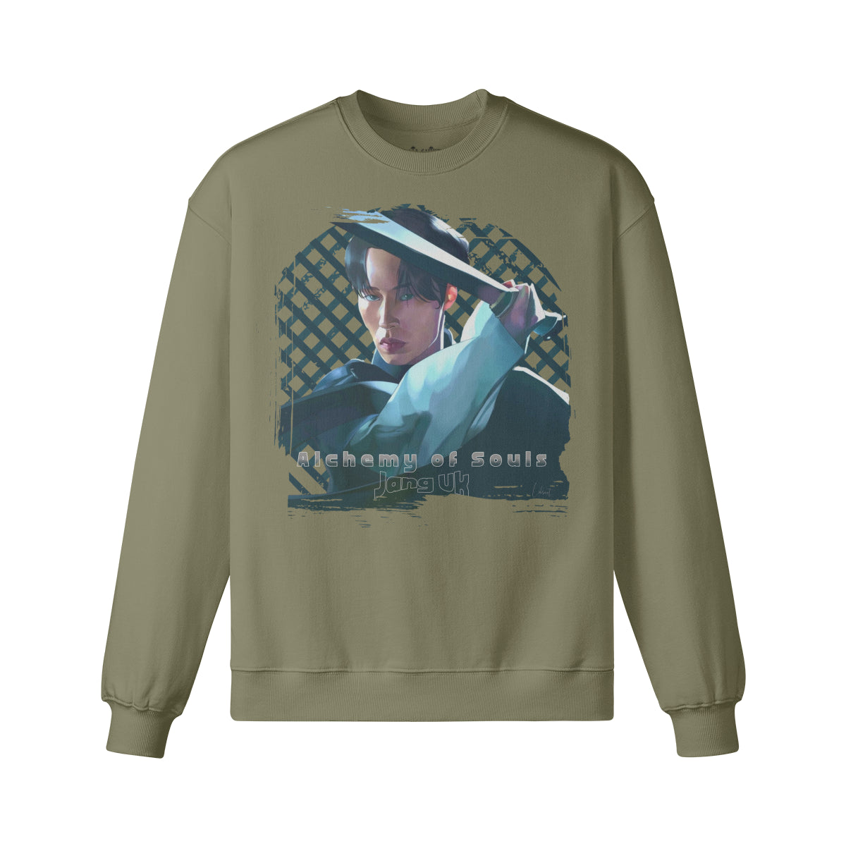 Heavy Oversized Sweatshirt handgemalt Fanart von LUKART "Alchemy of Souls"-ASIA-Shirts