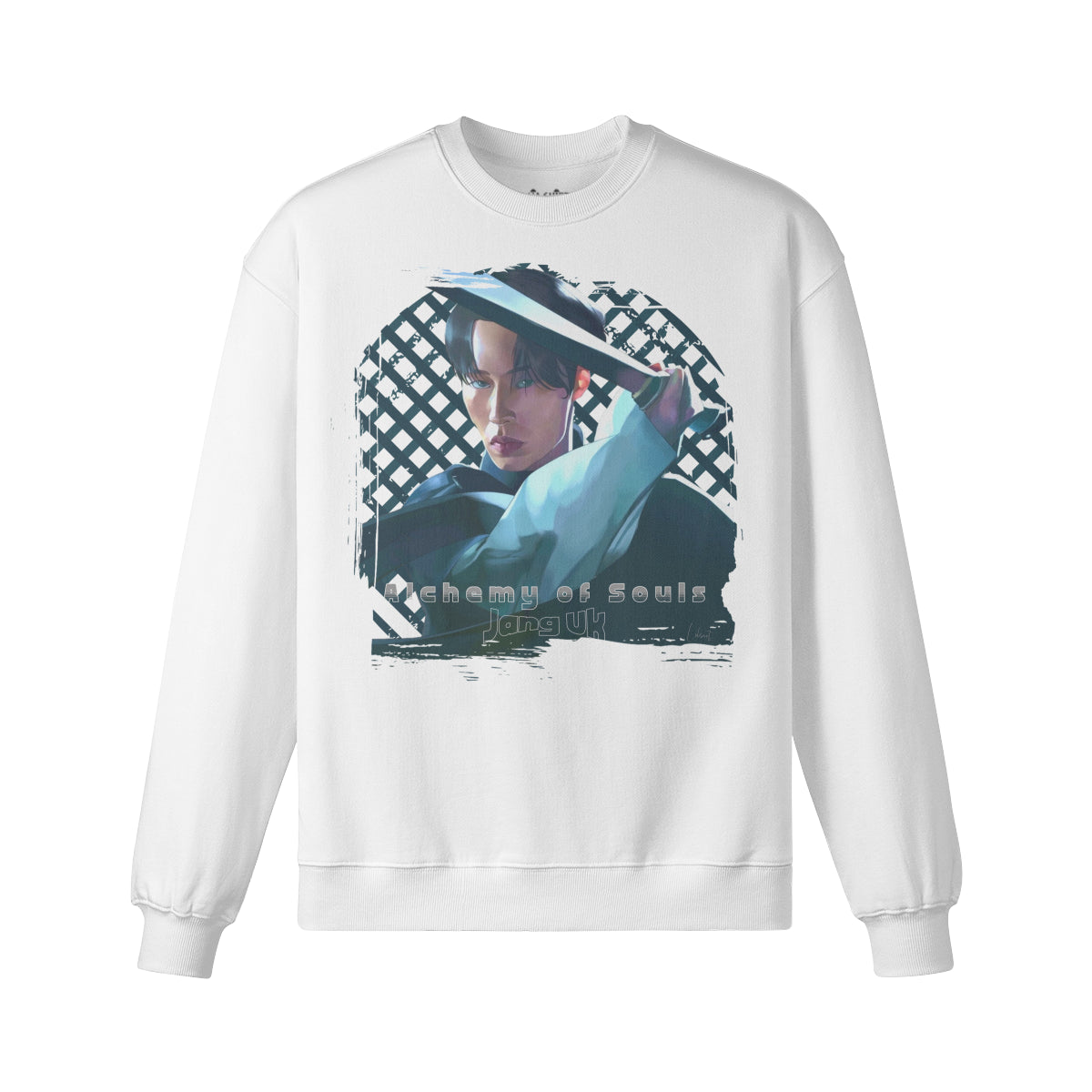 Heavy Oversized Sweatshirt handgemalt Fanart von LUKART "Alchemy of Souls"-ASIA-Shirts