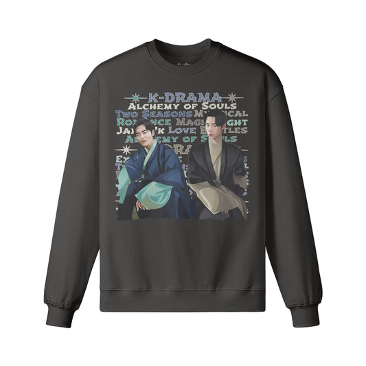 Heavy oversized Sweatshirt " Handgemahlt von LUKART" Alchemy of Souls-ASIA-Shirts ASIA-Shirts