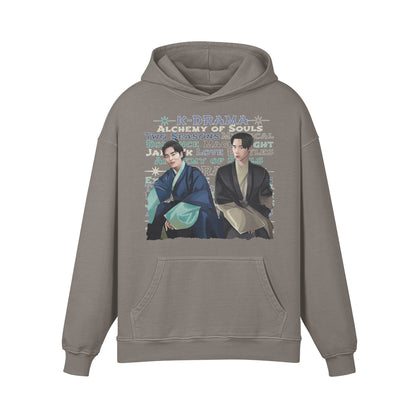 Premium Hoodie washed out look " Handgemahlt von LUKART" Alchemy of Souls-ASIA-Shirts