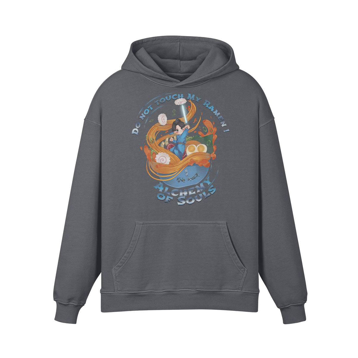 Premium Hoodie washed out look " Handgemahlt von LUKART" Alchemy of Souls-ASIA-Shirts
