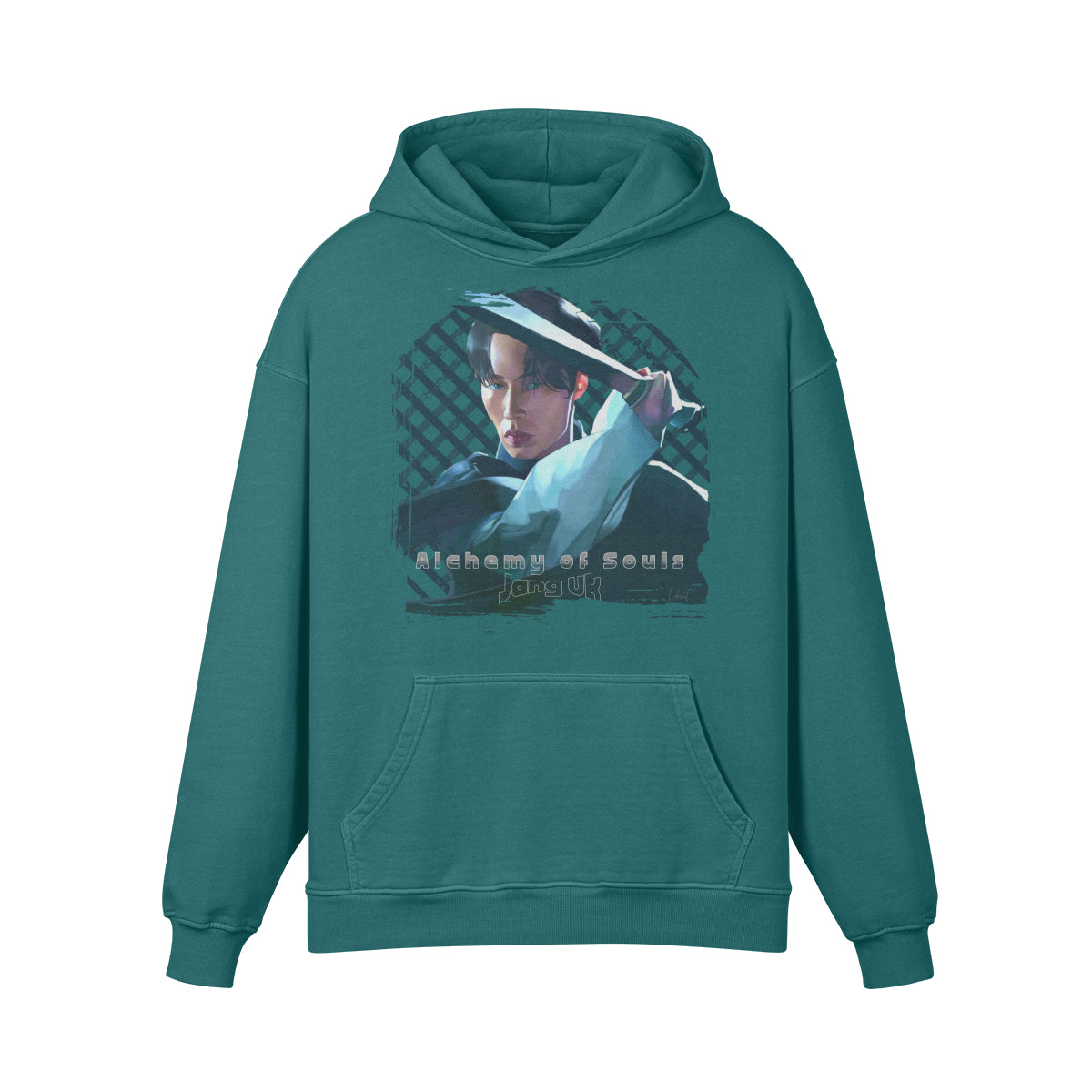 Premium Hoodie washed out look " Handgemahlt von LUKART" Alchemy of Souls-ASIA-Shirts