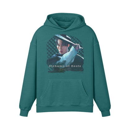Premium Hoodie washed out look " Handgemahlt von LUKART" Alchemy of Souls-ASIA-Shirts