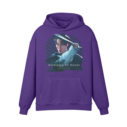 Premium Hoodie washed out look " Handgemahlt von LUKART" Alchemy of Souls-ASIA-Shirts