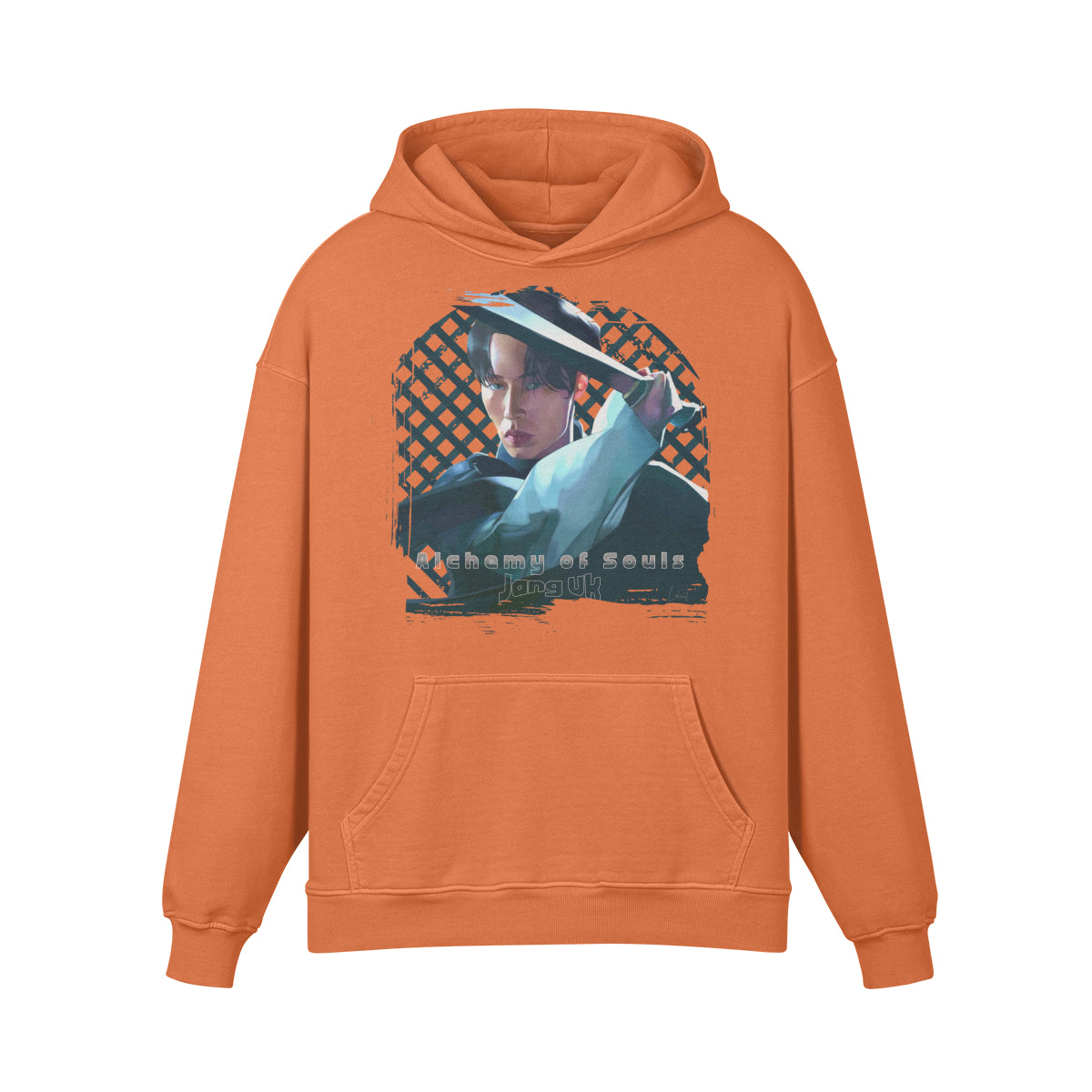 Premium Hoodie washed out look " Handgemahlt von LUKART" Alchemy of Souls-ASIA-Shirts