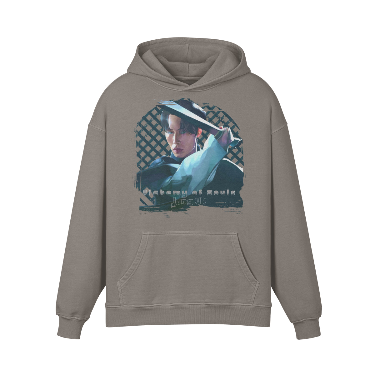 Premium Hoodie washed out look " Handgemahlt von LUKART" Alchemy of Souls-ASIA-Shirts