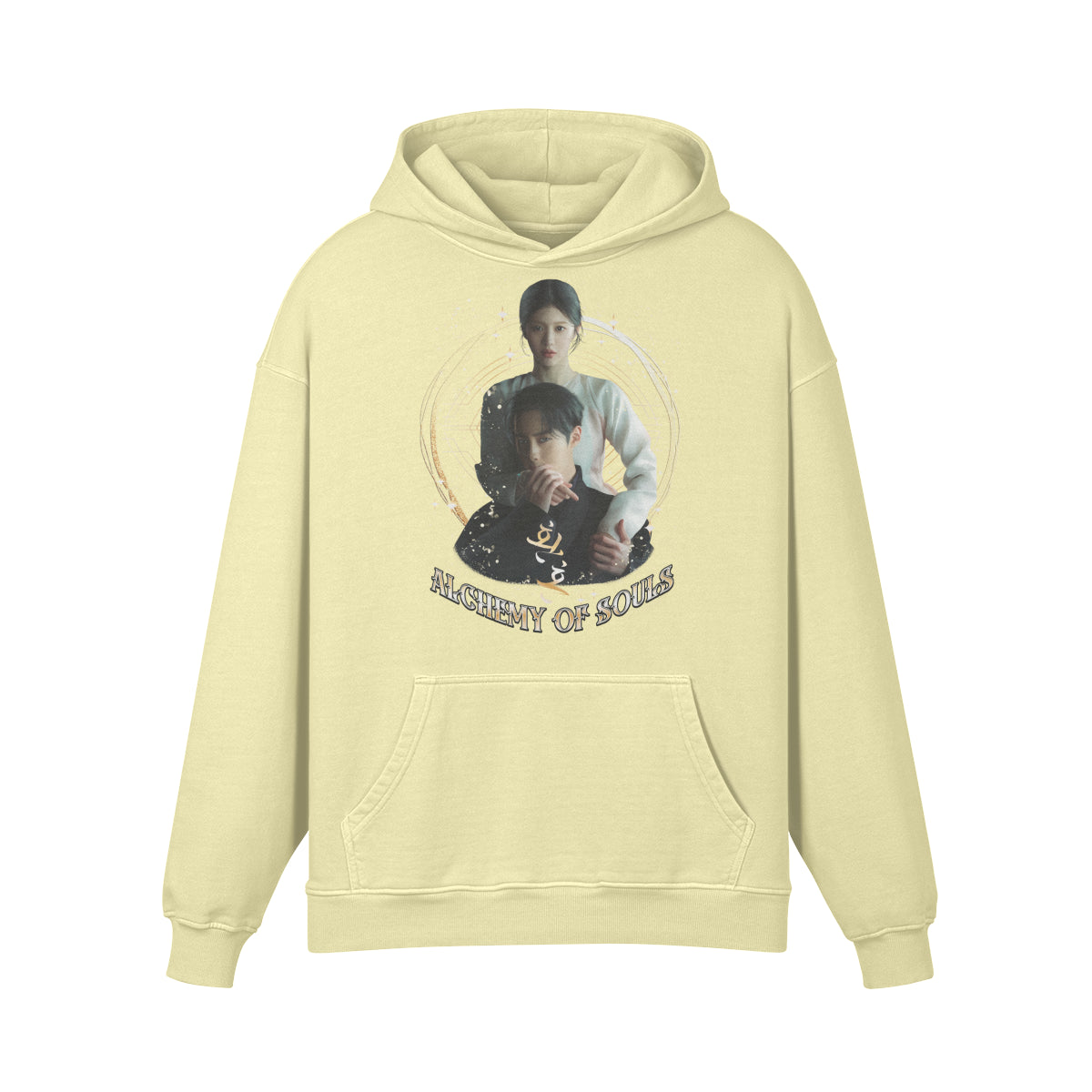 Premium Hoodie washed out look " Handgemahlt von LUKART" Alchemy of Souls-ASIA-Shirts